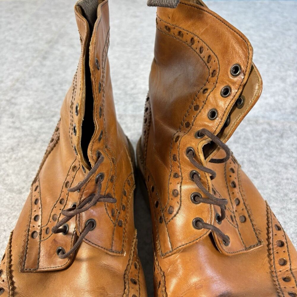 5068 02V - Mens UK 9.5 G US 10.5 Grenson Soft Leather Lace Up Boots Lightweight - Picture 5 of 14